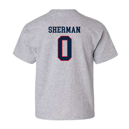 UConn - NCAA Football : Kvon Sherman - Classic Shersey Youth T-Shirt-1