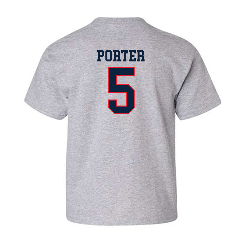 UConn - NCAA Football : Shamar Porter - Classic Shersey Youth T-Shirt-1