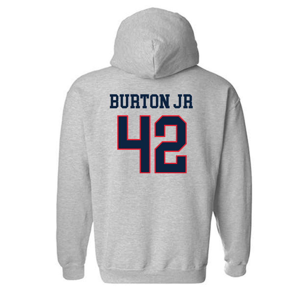 UConn - NCAA Football : Michael Burton Jr - Classic Shersey Hooded Sweatshirt-1
