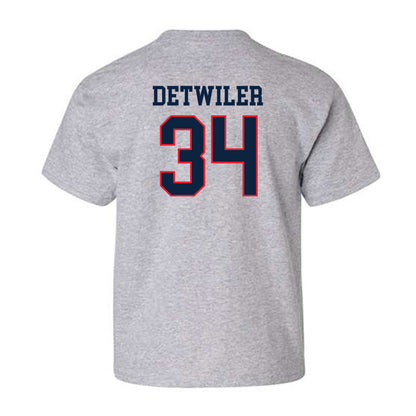 UConn - NCAA Baseball : Bryce Detwiler - Classic Shersey Youth T-Shirt-1