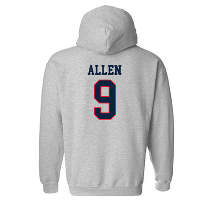 UConn - NCAA Football : Julian Allen - Classic Shersey Hooded Sweatshirt-1