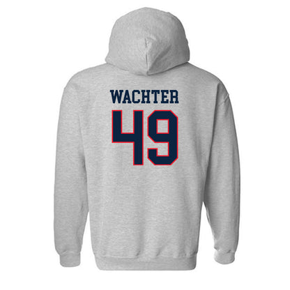 UConn - NCAA Baseball : Nater Wachter - Classic Shersey Hooded Sweatshirt-1