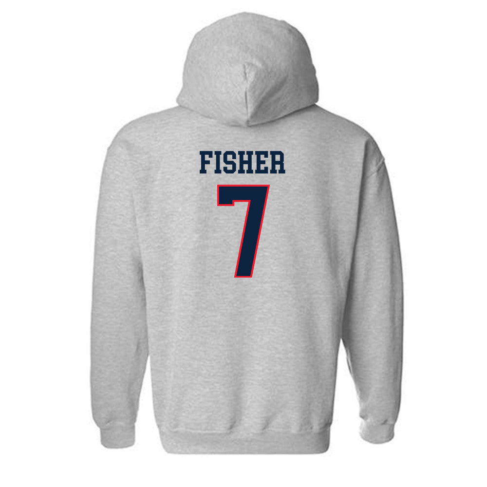 UConn - NCAA Women's Basketball : Kelis Fisher - Classic Shersey Hooded Sweatshirt-1