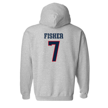 UConn - NCAA Women's Basketball : Kelis Fisher - Classic Shersey Hooded Sweatshirt-1