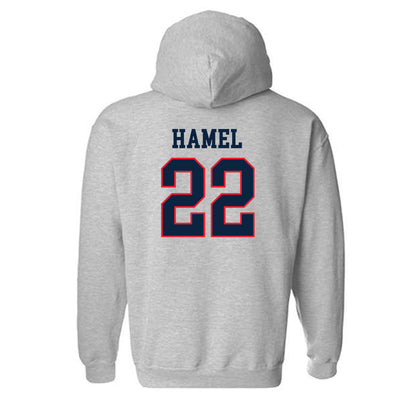UConn - NCAA Men's Soccer : Johan Hamel - Classic Shersey Hooded Sweatshirt-1