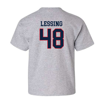UConn - NCAA Baseball : Justin Lessing - Classic Shersey Youth T-Shirt-1