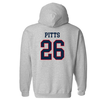 UConn - NCAA Baseball : Joe Pitts - Classic Shersey Hooded Sweatshirt-1