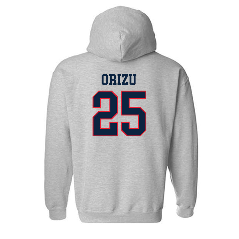 UConn - NCAA Football : Odera Orizu - Classic Shersey Hooded Sweatshirt-1