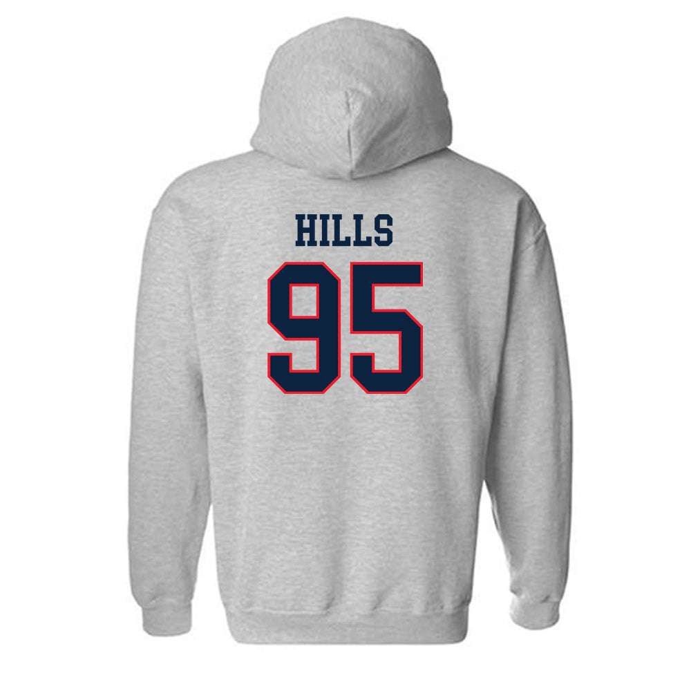 UConn - NCAA Football : Melvin Hills - Classic Shersey Hooded Sweatshirt-1