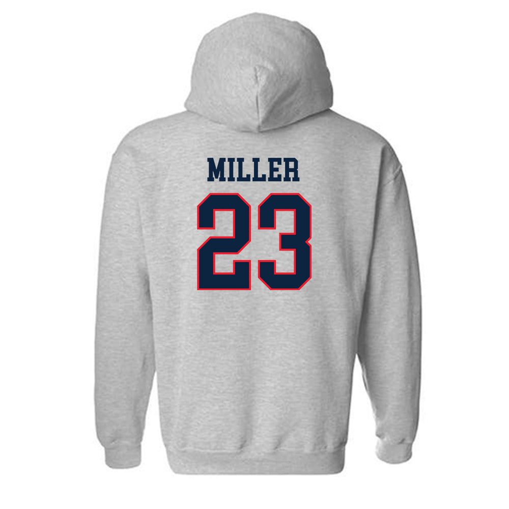 UConn - NCAA Football : Stephen Miller - Classic Shersey Hooded Sweatshirt-1