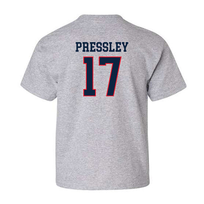 UConn - NCAA Football : Shamar Pressley - Classic Shersey Youth T-Shirt-1
