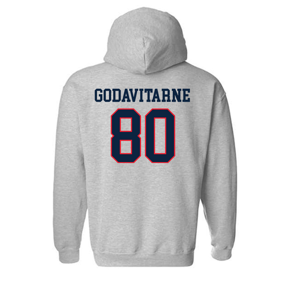 UConn - NCAA Football : Alex Godavitarne - Classic Shersey Hooded Sweatshirt-1