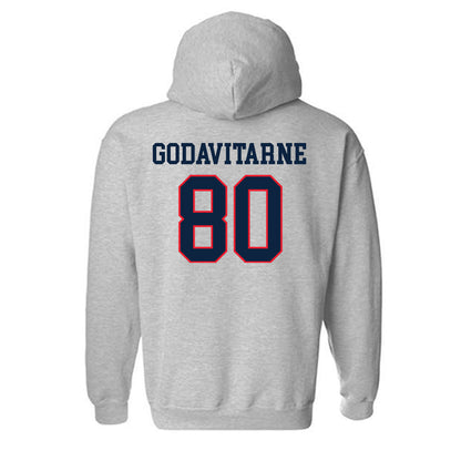 UConn - NCAA Football : Alex Godavitarne - Classic Shersey Hooded Sweatshirt-1