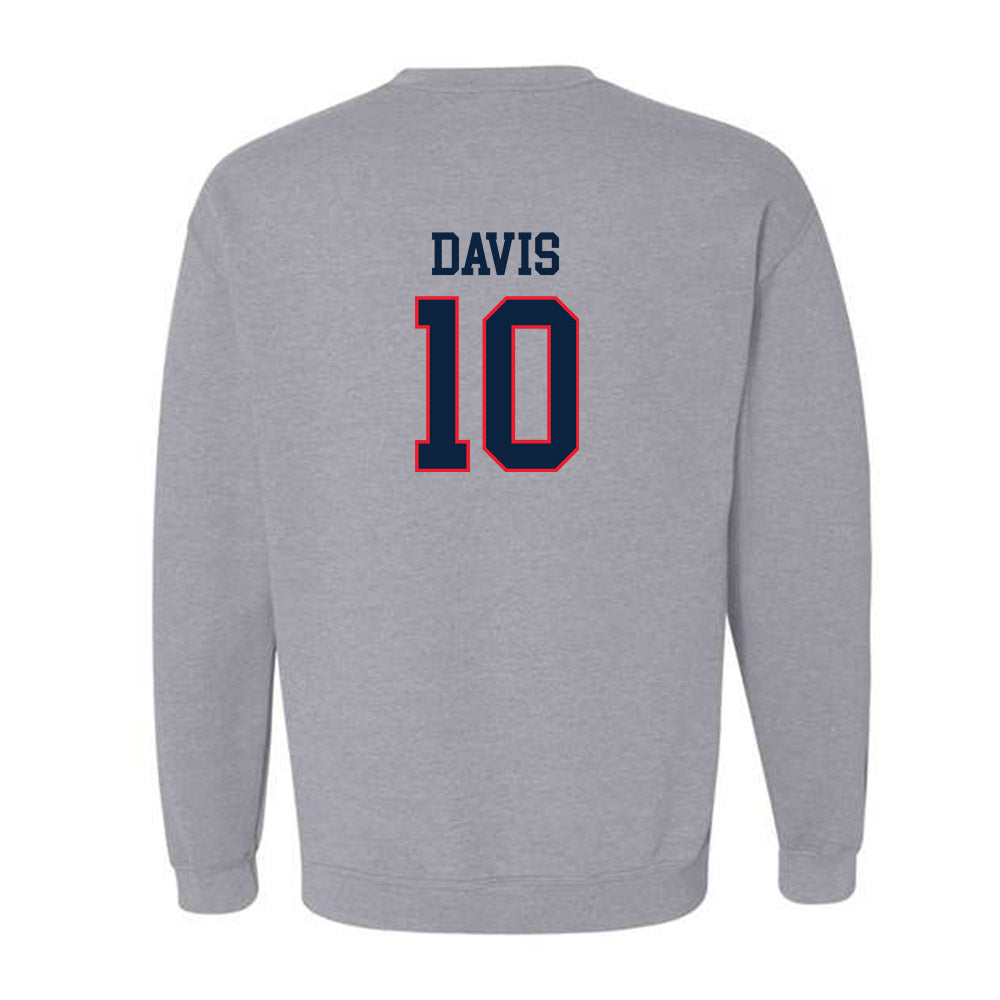 UConn - NCAA Football : Jayden Davis - Classic Shersey Crewneck Sweatshirt-1