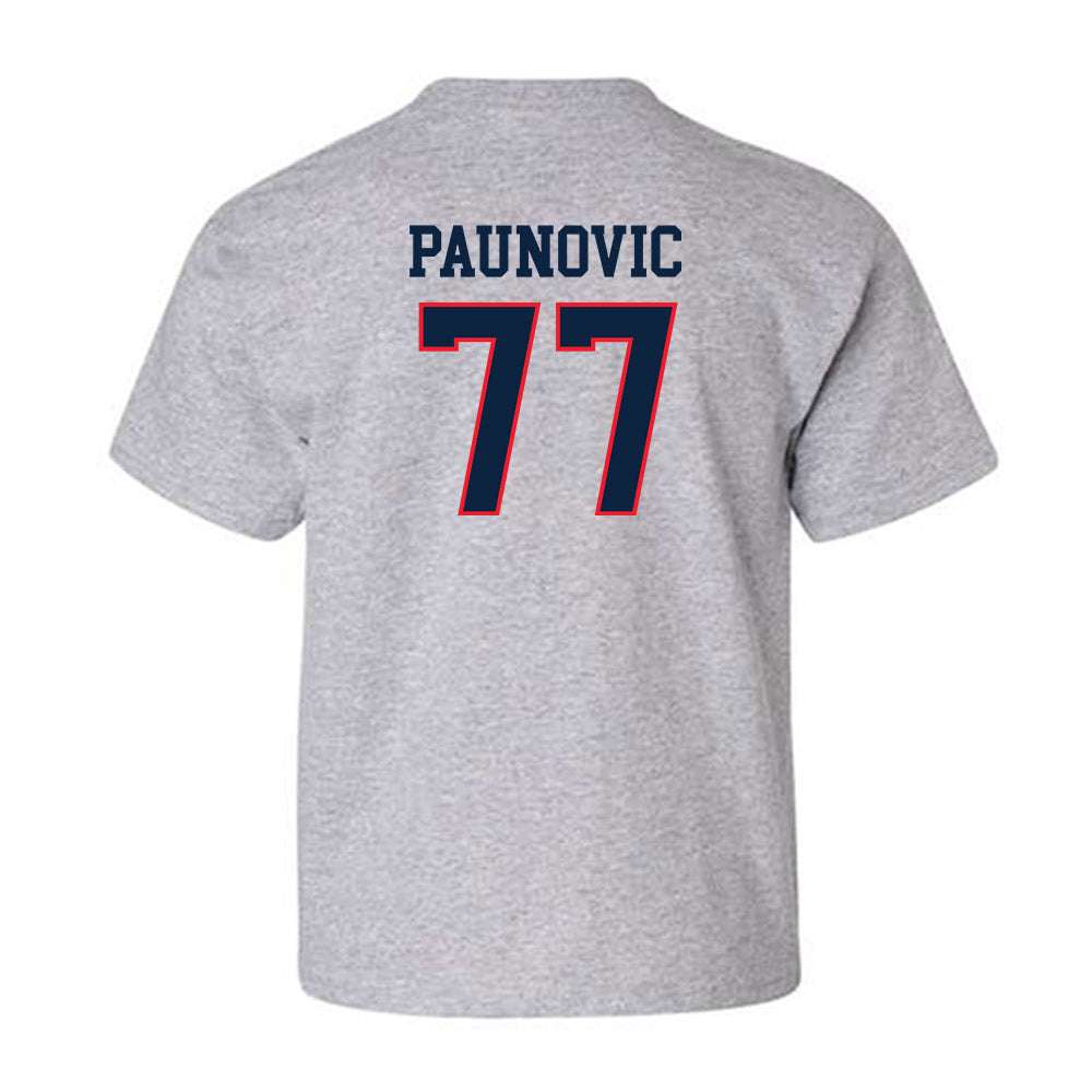 UConn - NCAA Men's Basketball : Uros Paunovic - Classic Shersey Youth T-Shirt-1