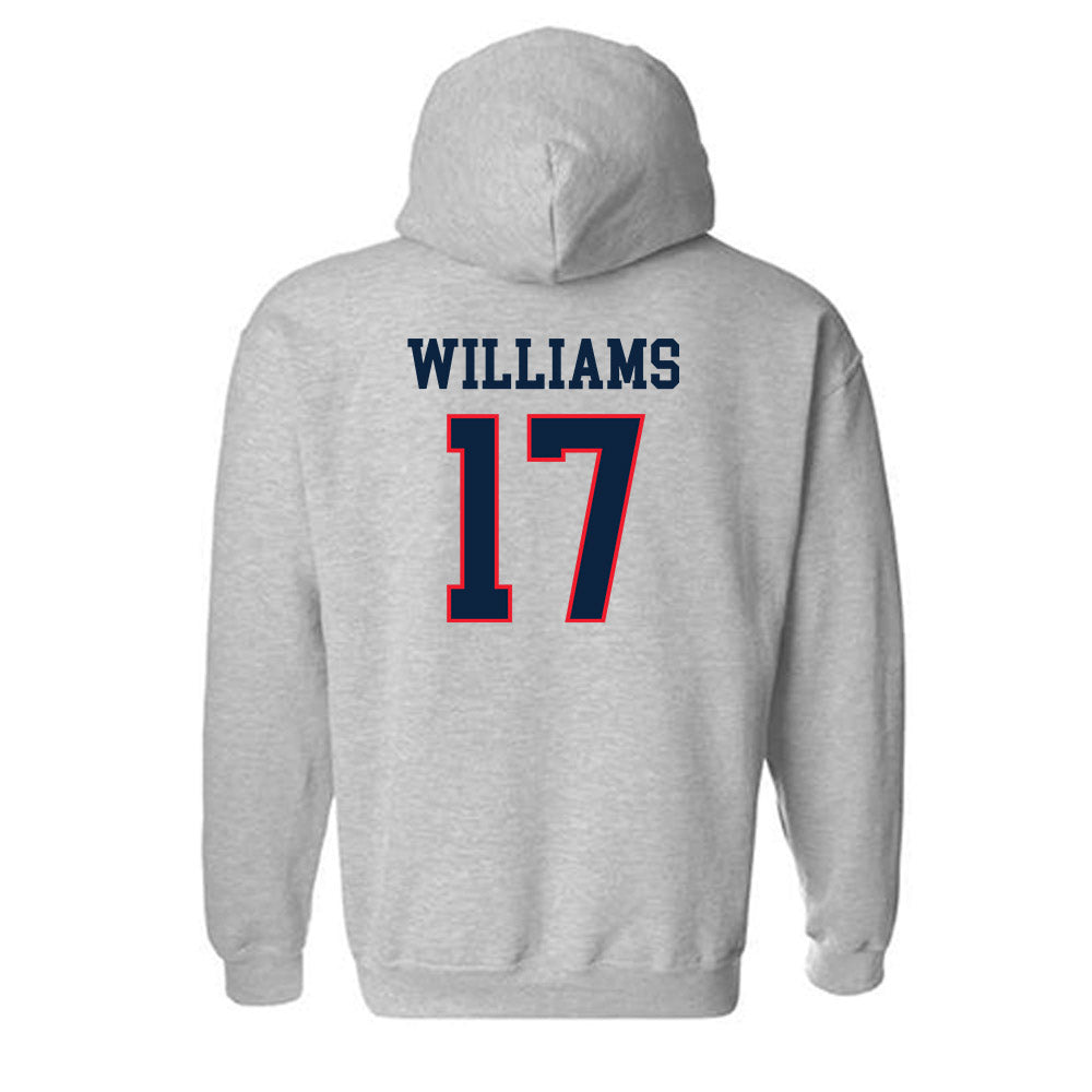 UConn - NCAA Football : Teddy Williams - Classic Shersey Hooded Sweatshirt