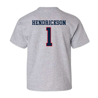 UConn - NCAA Men's Ice Hockey : Kam Hendrickson - Classic Shersey Youth T-Shirt-1