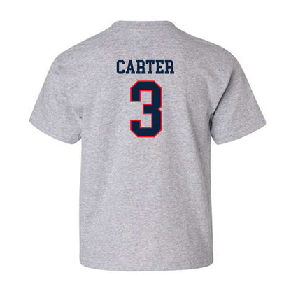 UConn - NCAA Football : Esean Carter - Classic Shersey Youth T-Shirt-1