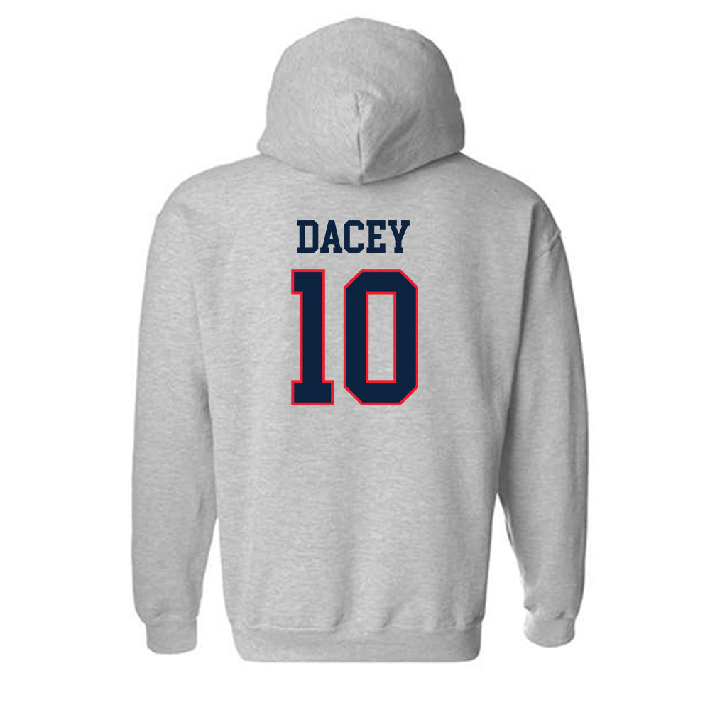 UConn - NCAA Women's Lacrosse : Emma Dacey - Classic Shersey Hooded Sweatshirt-1