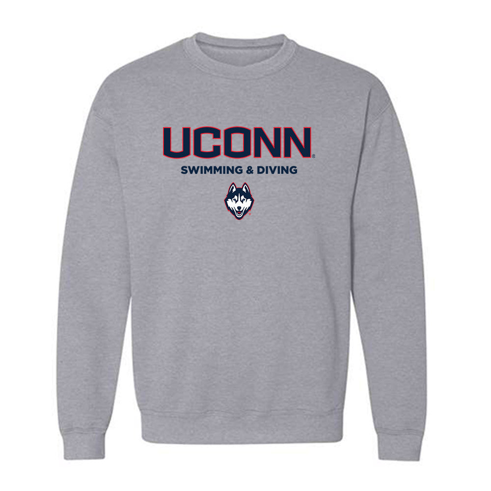 UConn - NCAA Women's Swimming & Diving : Kiersten O'Connor - Classic Shersey Crewneck Sweatshirt-0
