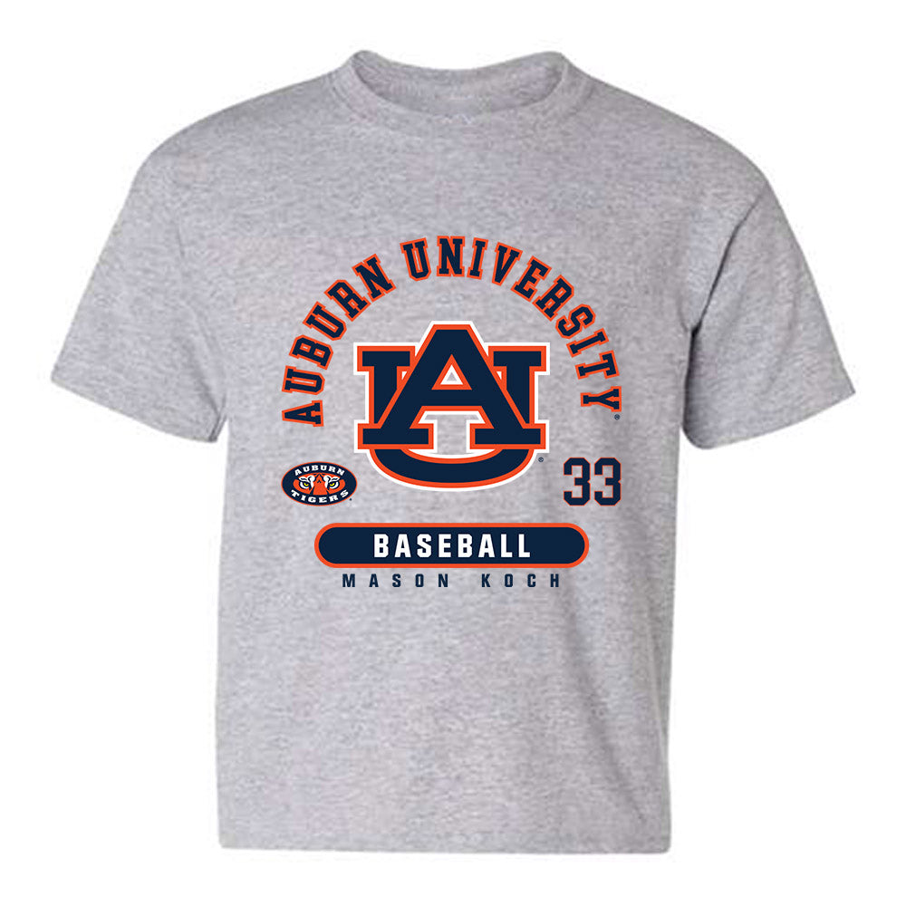 Auburn - NCAA Baseball : Mason Koch - Classic Fashion Shersey Youth T-Shirt-0