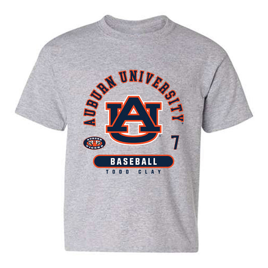 Auburn - NCAA Baseball : Todd Clay - Classic Fashion Shersey Youth T-Shirt-0