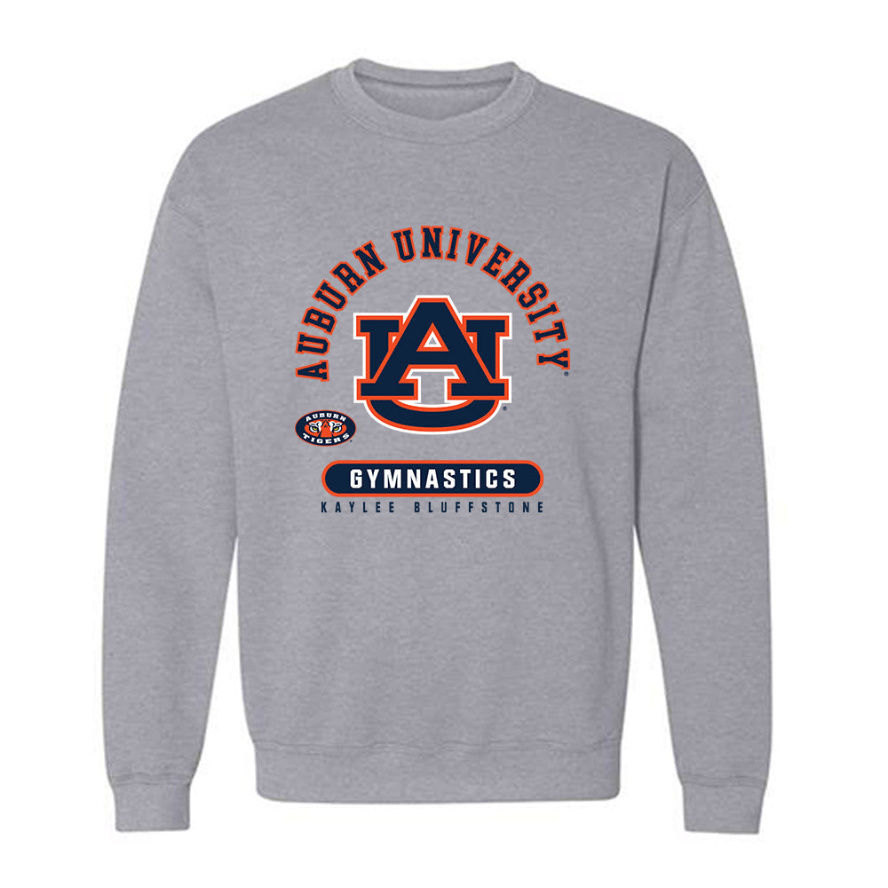 Auburn - NCAA Women's Gymnastics : Kaylee Bluffstone - Classic Fashion Shersey Crewneck Sweatshirt-0