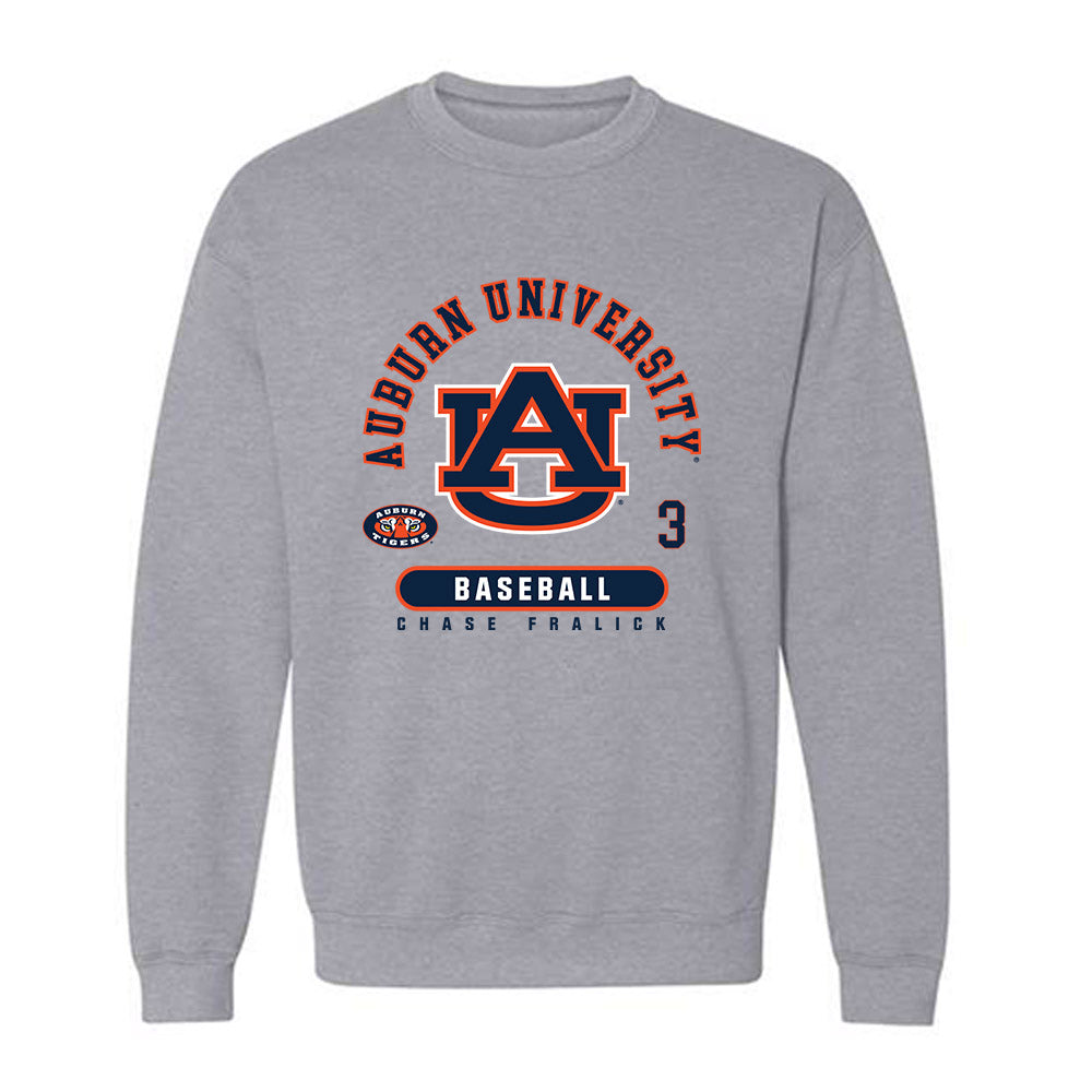 Auburn - NCAA Baseball : Chase Fralick - Classic Fashion Shersey Crewneck Sweatshirt-0