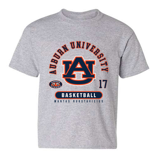 Auburn - NCAA Men's Basketball : Mantas Rubstavicius - Classic Fashion Shersey Youth T-Shirt-0
