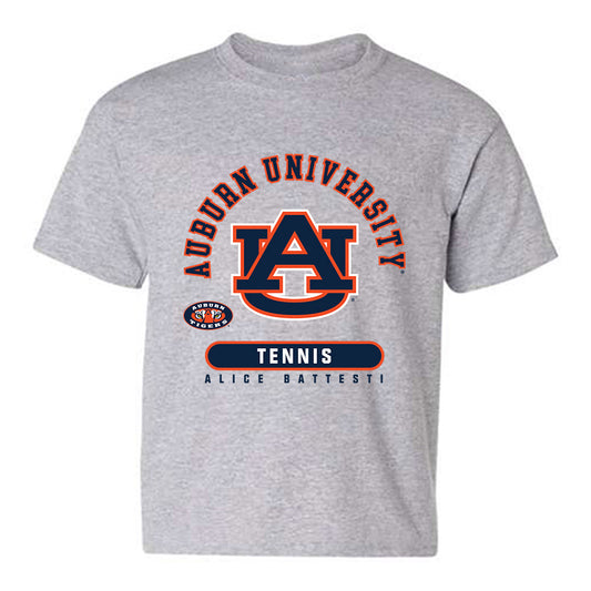 Auburn - NCAA Women's Tennis : Alice Battesti - Classic Fashion Shersey Youth T-Shirt-0