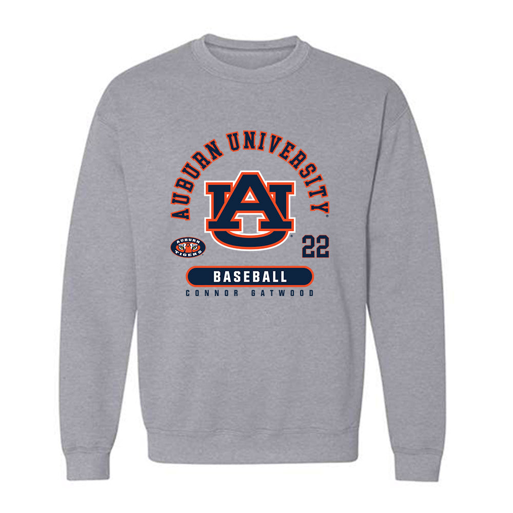 Auburn - NCAA Baseball : Connor Gatwood - Classic Fashion Shersey Crewneck Sweatshirt-0