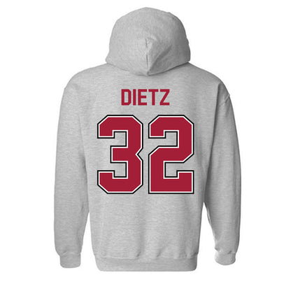 Arkansas - NCAA Baseball : Hunter Dietz - Classic Fashion Shersey Hooded Sweatshirt-1
