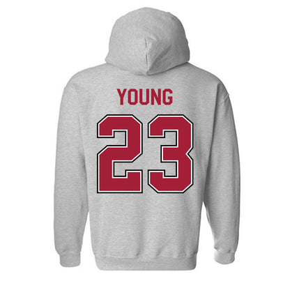 Arkansas - NCAA Football : Kevin Young - Classic Fashion Shersey Hooded Sweatshirt-1