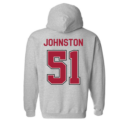 Arkansas - NCAA Football : Adam Johnston - Classic Fashion Shersey Hooded Sweatshirt-1