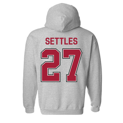Arkansas - NCAA Football : Cameron Settles - Classic Fashion Shersey Hooded Sweatshirt-1