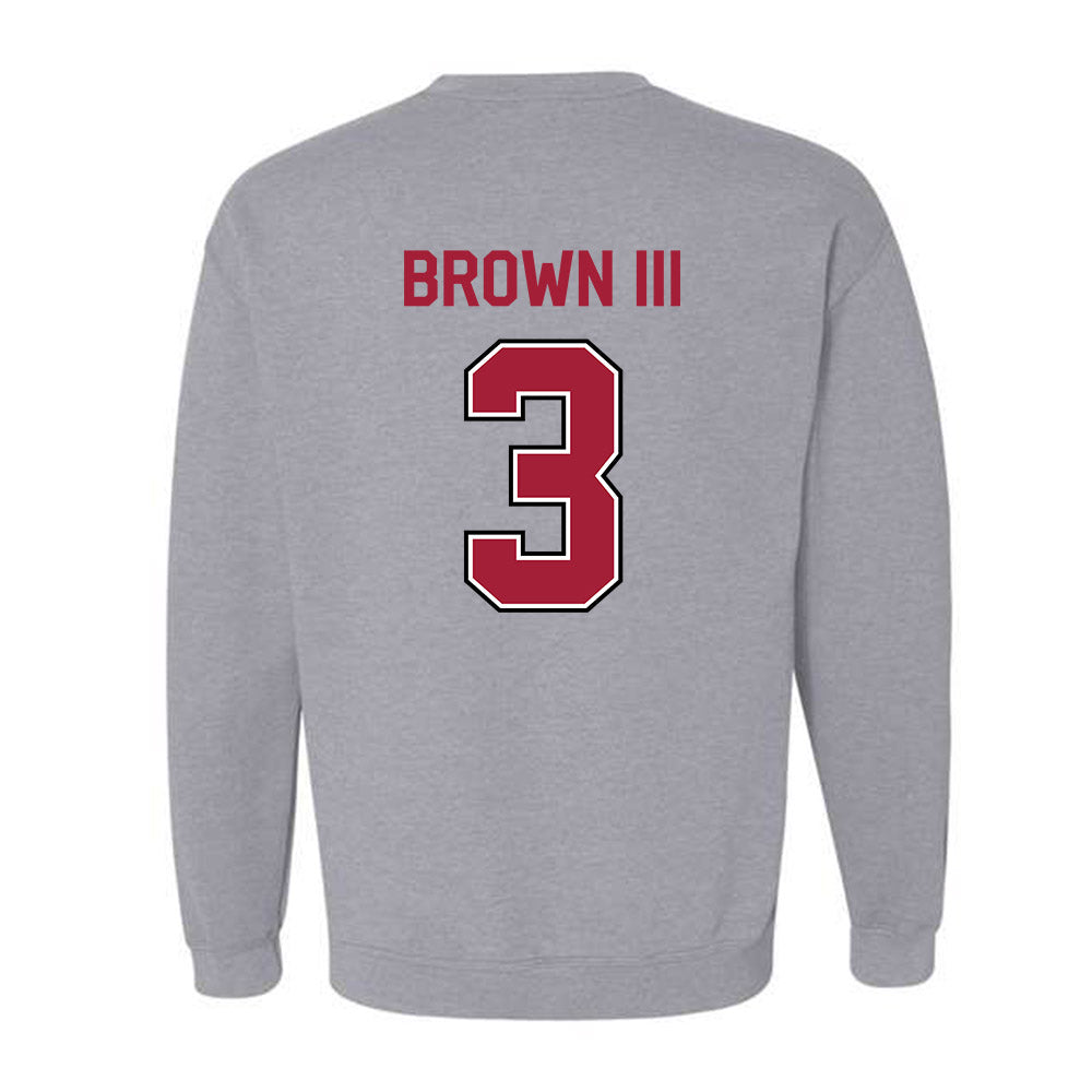 Arkansas - NCAA Football : CS Brown III - Classic Fashion Shersey Crewneck Sweatshirt-1