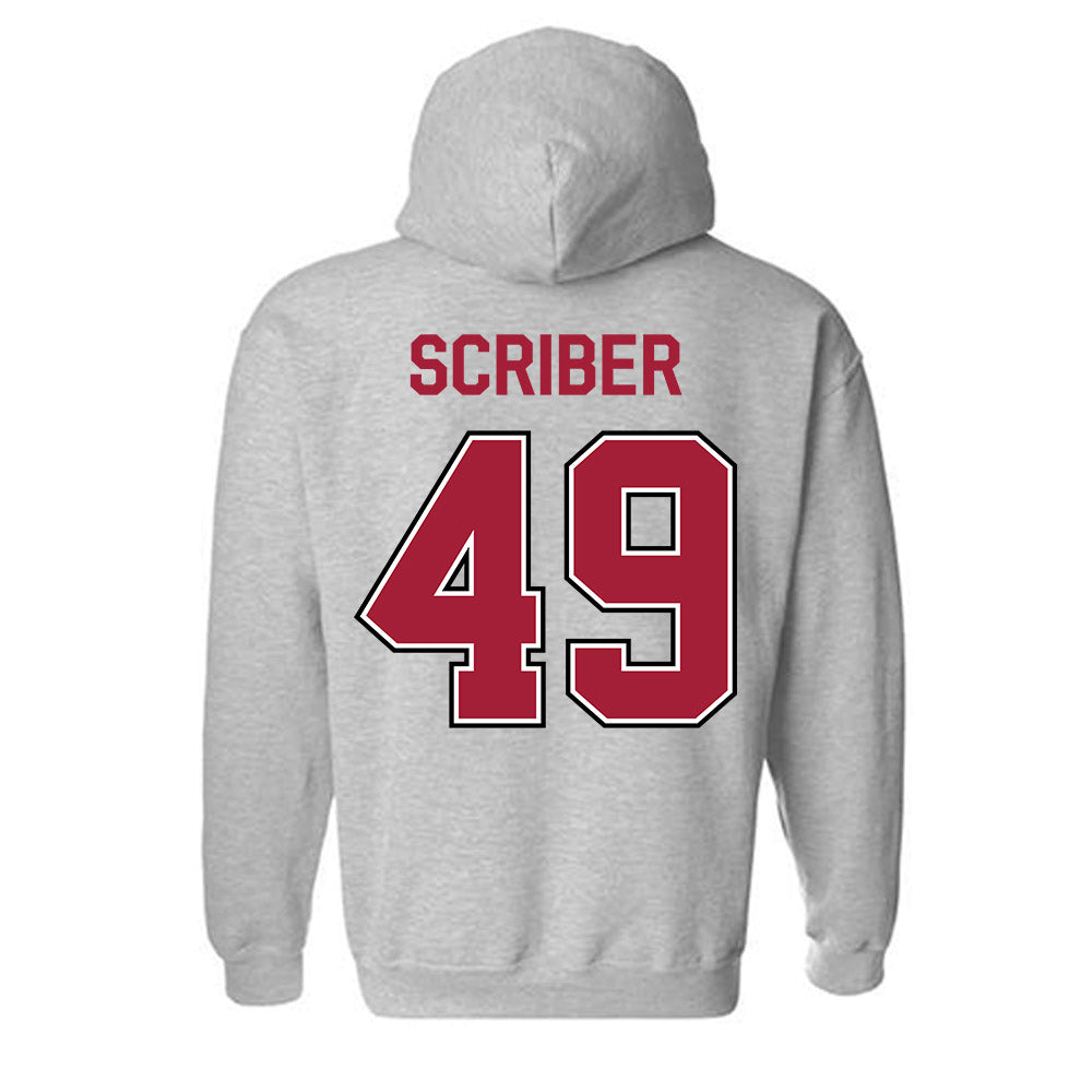 Arkansas - NCAA Football : Braxton Scriber - Classic Fashion Shersey Hooded Sweatshirt-1