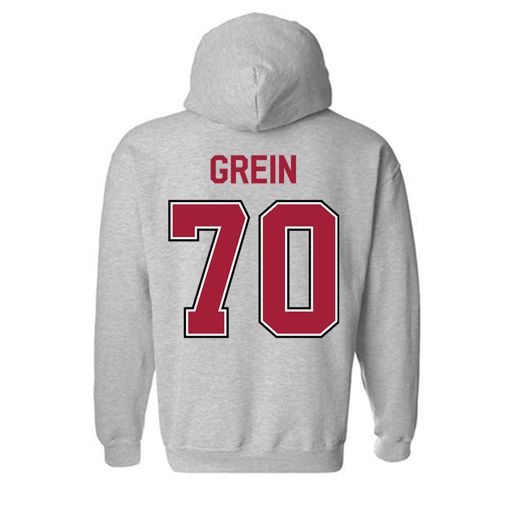 Arkansas - NCAA Football : Dan Grein - Classic Fashion Shersey Hooded Sweatshirt-1