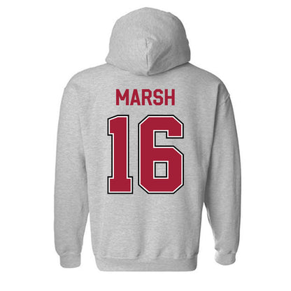 Arkansas - NCAA Football : Kourtlan Marsh - Classic Fashion Shersey Hooded Sweatshirt-1
