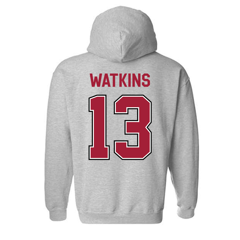 Arkansas - NCAA Football : Jelani Watkins - Classic Fashion Shersey Hooded Sweatshirt-1