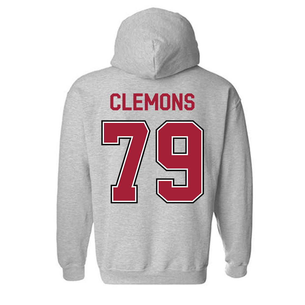 Arkansas - NCAA Football : Josiah Clemons - Classic Fashion Shersey Hooded Sweatshirt-1