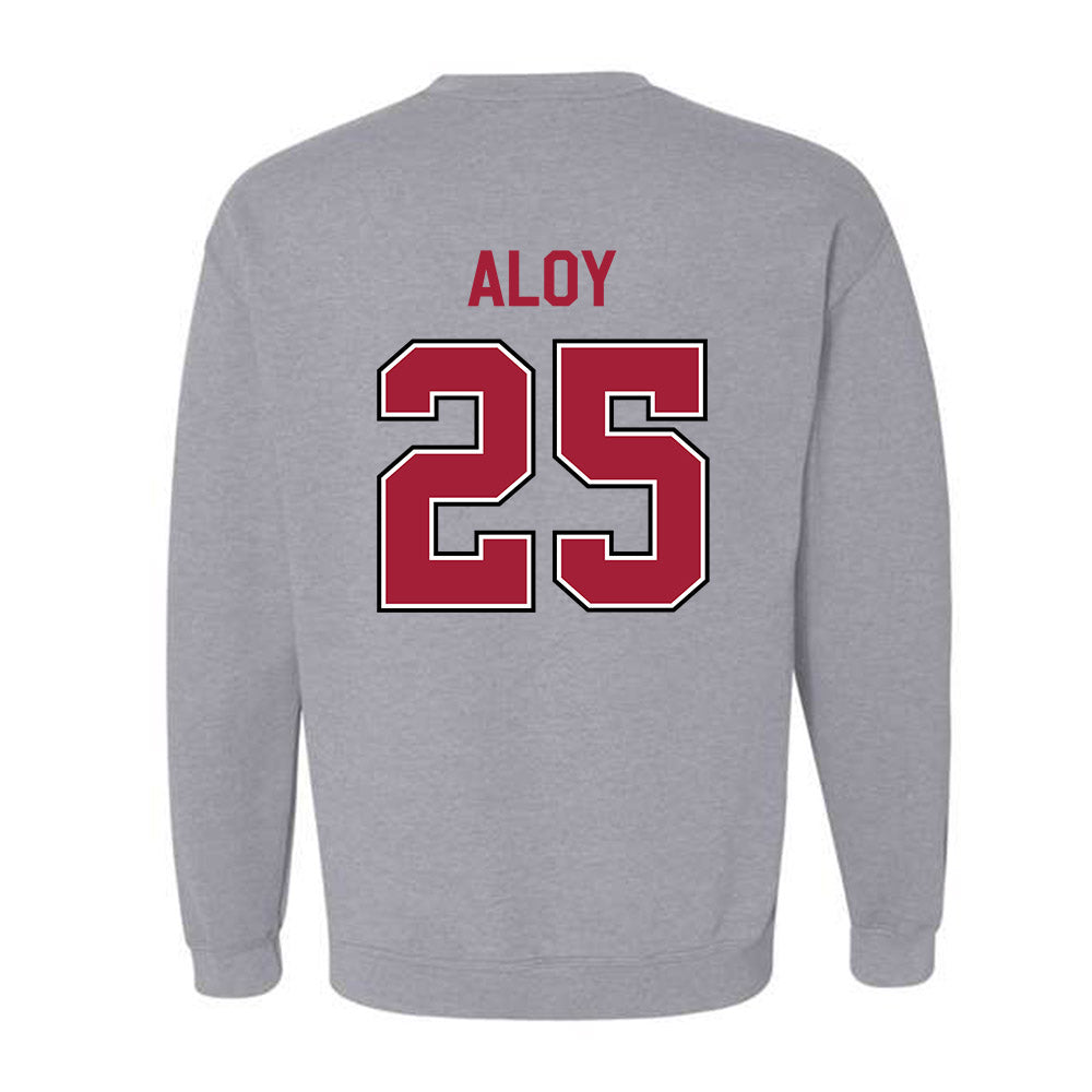 Arkansas - NCAA Baseball : Kuhio Aloy - Classic Fashion Shersey Crewneck Sweatshirt-1