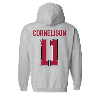 Arkansas - NCAA Baseball : Luke Cornelison - Classic Fashion Shersey Hooded Sweatshirt-1