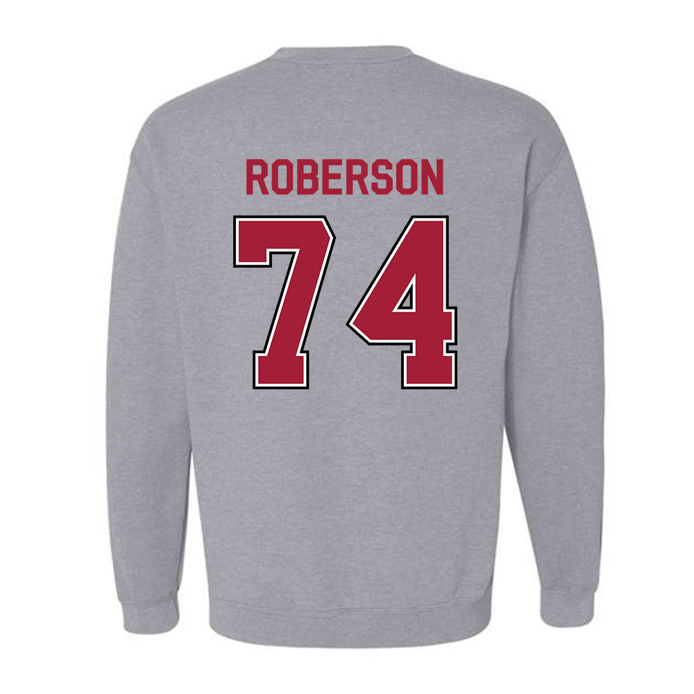Arkansas - NCAA Football : Terence Roberson - Classic Fashion Shersey Crewneck Sweatshirt-1