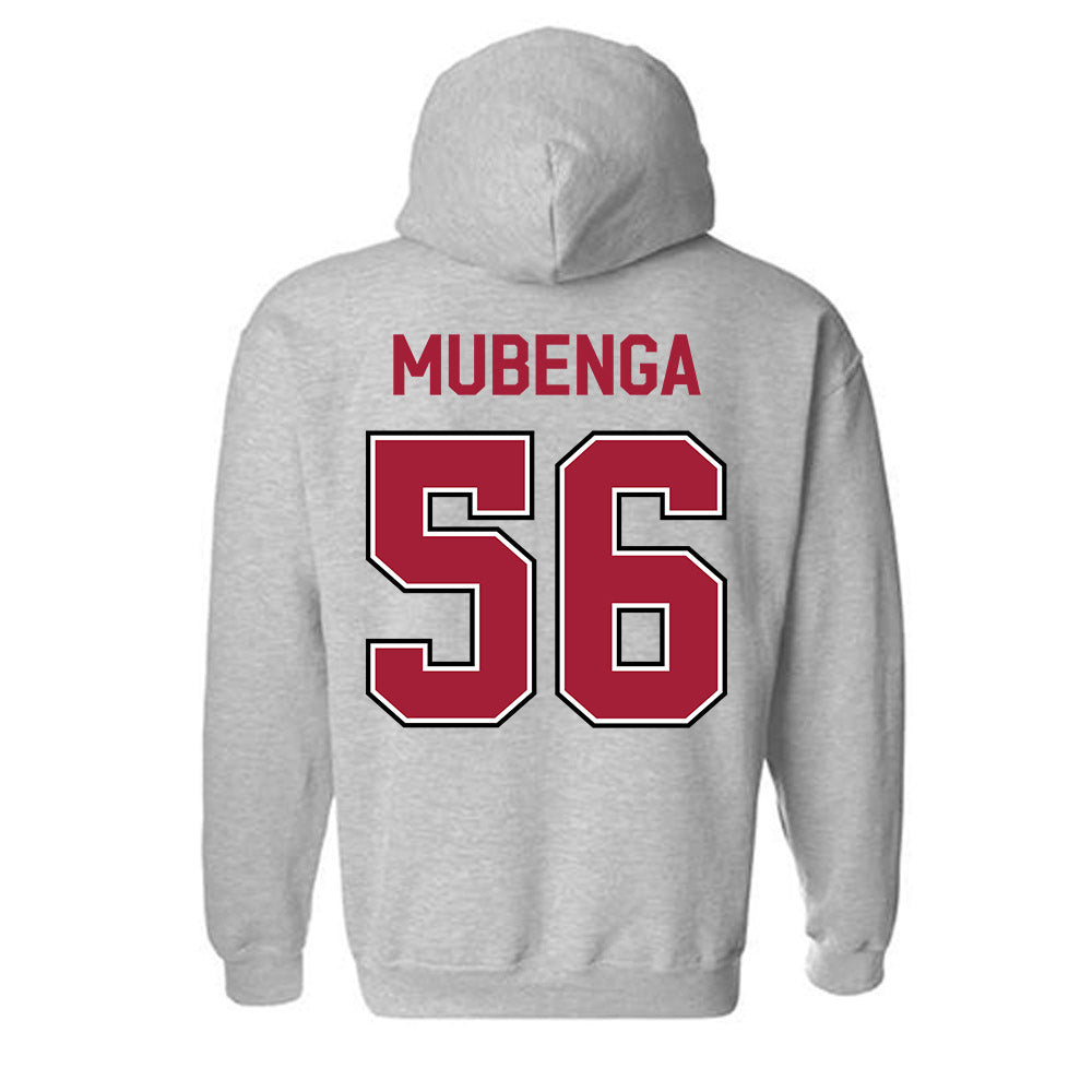 Arkansas - NCAA Football : Ben Mubenga - Classic Fashion Shersey Hooded Sweatshirt-1