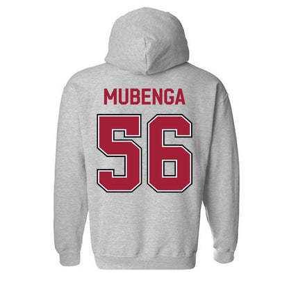 Arkansas - NCAA Football : Ben Mubenga - Classic Fashion Shersey Hooded Sweatshirt-1