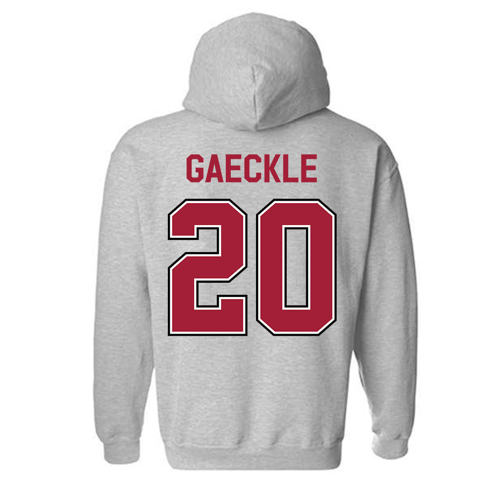 Arkansas - NCAA Baseball : Gabe Gaeckle - Classic Fashion Shersey Hooded Sweatshirt-1
