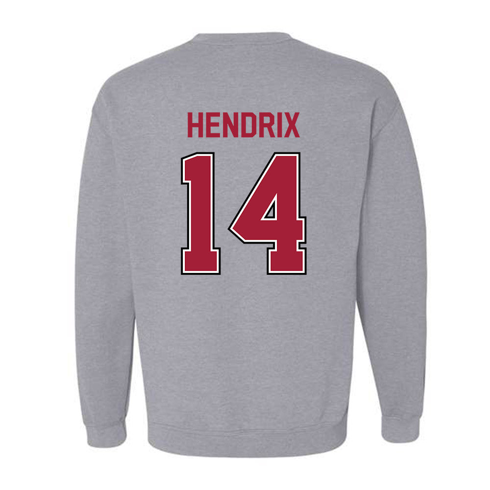 Arkansas - NCAA Football : Hank Hendrix - Classic Fashion Shersey Crewneck Sweatshirt-1