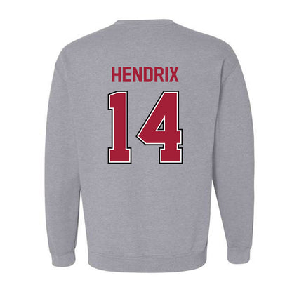 Arkansas - NCAA Football : Hank Hendrix - Classic Fashion Shersey Crewneck Sweatshirt-1