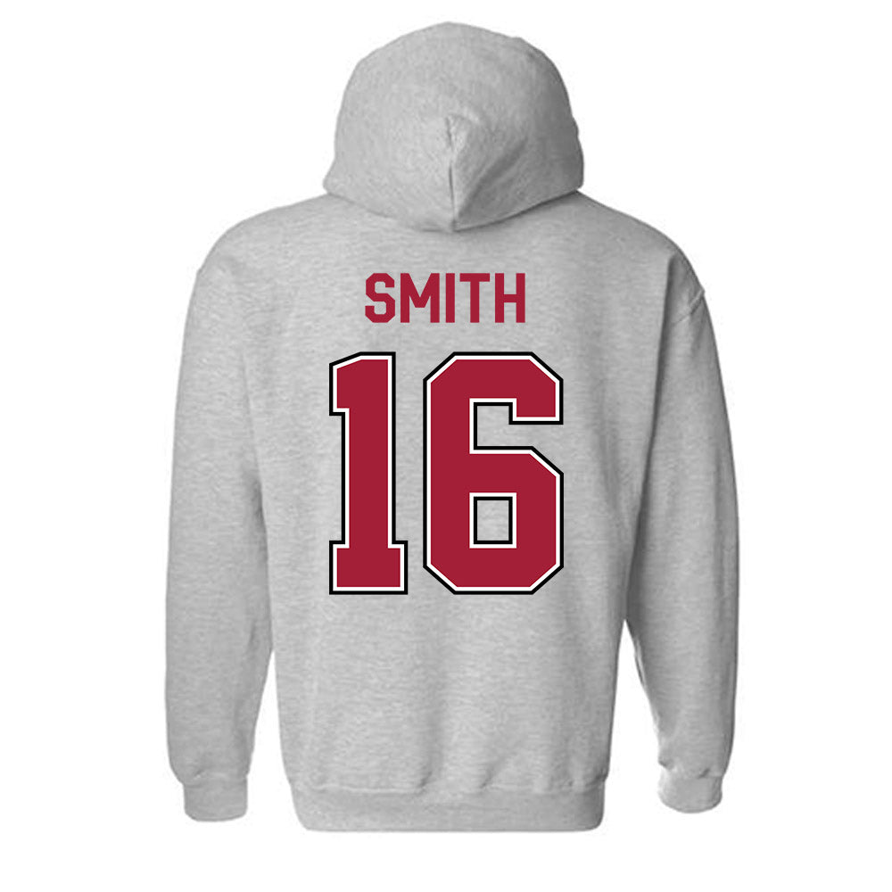 Arkansas - NCAA Women's Volleyball : Layla Smith - Classic Fashion Shersey Hooded Sweatshirt-1